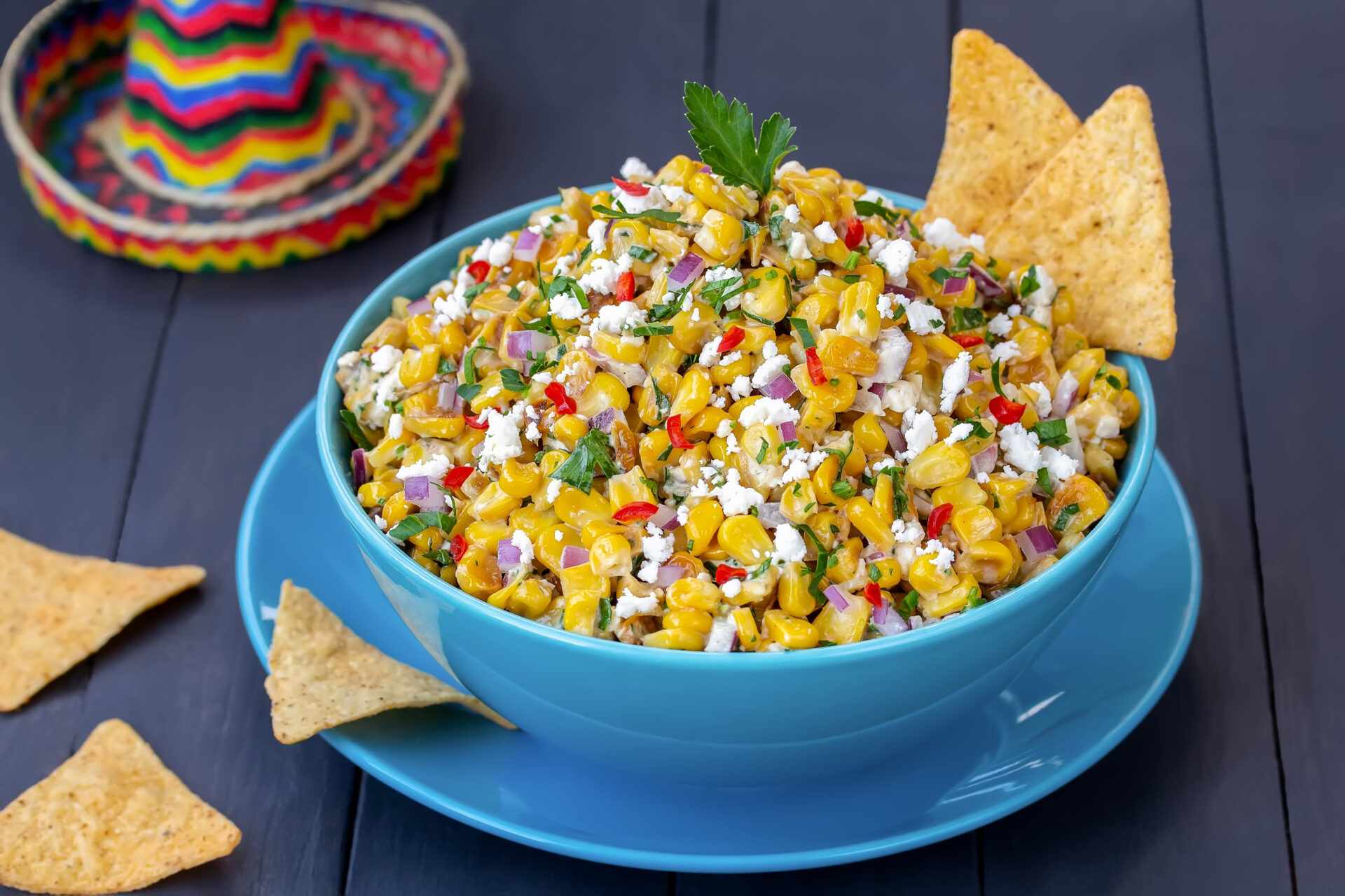 RECETA ENSALADA DE ELOTE CON PIMIENTOS