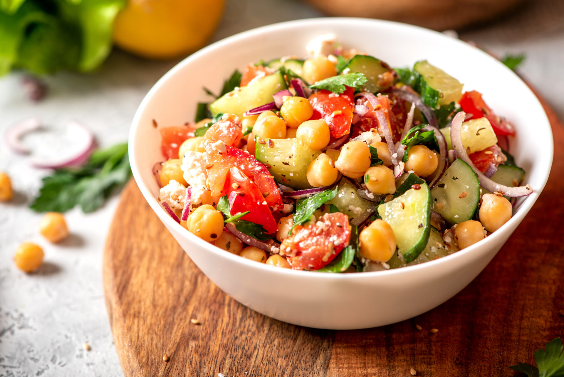 RECETA ENSALADA DE GARBANZOS