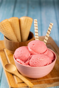 RECETA HELADO DE FRESA CON YOGURT