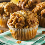 RECETA MUFFINS DE CAMOTE CON NUECES