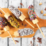 receta PALETAS DE PLATANO CON CHOCOLATE