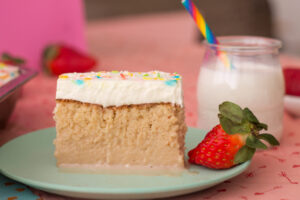 RECETA PANQUE DE TRES LECHE