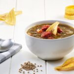 RECETA SOPA DE LENTEJAS CON PLATANO MACHO