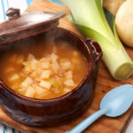 receta SOPA DE PORO Y PAPA