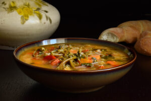 RECETA SOPA DE VERDOLAGAS